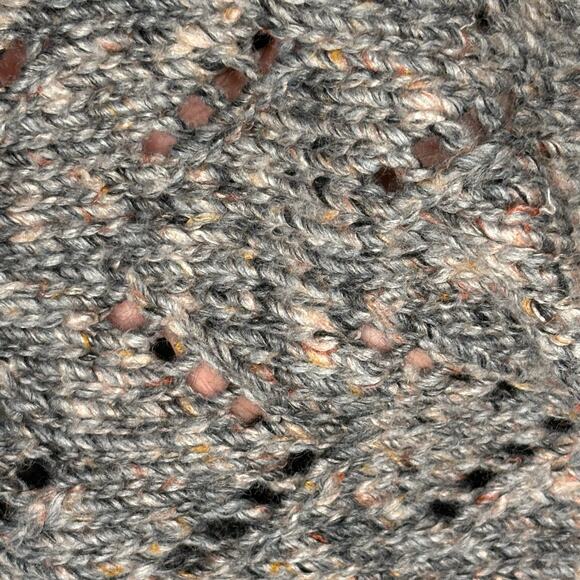 Madewell Pointelle Long Sleeve Sweater Women's XS | Gray Marled Knit | EUC - Picture 4 of 11